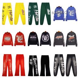 1 Dupe Free Shipping Hell Star Hoodie Pant Set Shirt Long Sleeve Hellstar Tracksuit Pants Sweatpants Suit ECN6 IVKR