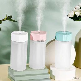 Humidifiers Air Humidifier USB 300ML LED Lamp Mini Essential Oil Diffuser Car Purifier Aroma Anion Mist Maker With Romantic Light