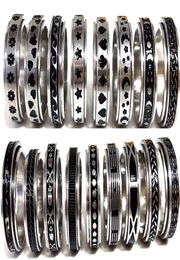 50pcs Multistyles Mix Rotating Stainless Steel Spin Rings Men Women Spinner Ring Whole Rotate Band Finger Rings Party Jewelry8245343