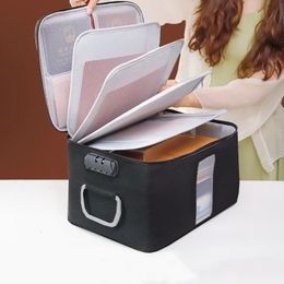 Document Storage Bag Organizer Desk Stationery Women Travel Files Card Folder Holder Tool Case Handbag Home Office Accessories 240102