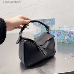 Designer valentine Bags Luxury Loe Handbag Womans Puzzle Geometry Bag Pillow Classic Handheld Shoulder Bags Oblique Straddle for Women clutches casual New GX
