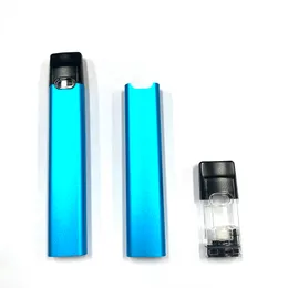 2024 Blue HD100 Disposable Pen starter kit Empty 1.0ml Replaceable Pod for Smoking oil Rechargeable 280mah Battery pk cookies cake amigo