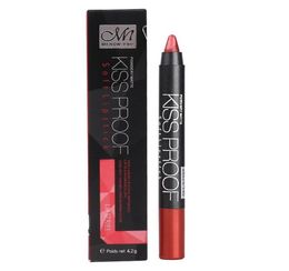 19 Colours Matte kissproof lipstick with long lasting effect waterproof Powdery Matte Soft Lip stick Menow Makeup9052975