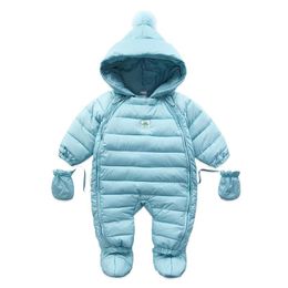 Jumpsuits Baby Coveralls Rompers Winter Thick Boys Costume Girls Warm Infant Snowsuit Baby Wear Newborn Down Apparel Outdoor clothing