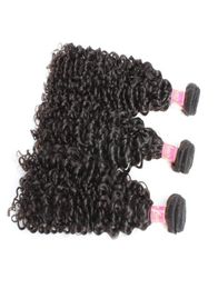 BellaHair 3pcslot Curly Wave Weaves 100 Malaysian Hair Unprocessed Virgin Natural Colour Human Wefts4601481