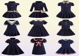Baby Girls Dresses for Kids Brand Plaid Cotton Designer Clothes Boutique Whole Party Casual Clothing Dress20226382456