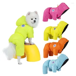 Dog Apparel Winter Warm Pet Clothes Small And Medium Large Dogs Four-corner Coat Jacket Chihuahua Pomeranian Puppy Clot