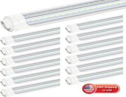 r17d 8ft039 v shaped Cooler Lighting 4ft 5ft 6ft 8ft T8 Tube Light High Lumens Led Fluorescent Lamp AC85265V F96T12DWHO T88700132