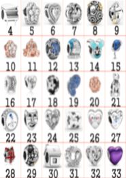 2022 New 925 Sterling Silver High Quality Charm Bead Pendant Fit DIY Bracelet Gorgeous Women Romantic Jewellery Custom Birthday Gift3942131