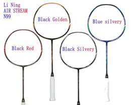 LINING AIR STREAM N99 II Chen Long Badminton national team Racquet High elasticity carbon racket Line completion perfect85885367994