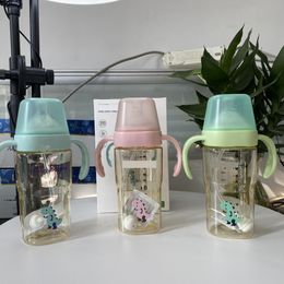 Baby Bottles Bottle St Cup Ppsu6 Months 1 2 Years Old Or More 3 Drink Water Milk Pot Anti Drop Big Delivery Otd5U