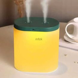 Humidifiers Desktop USB Large Capacity Portable Cold Fog Humidifier Dazzling Night Light Humidifier For Family And