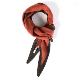 Scarves HSY Autumn/Winter Ladies Casual All-in-one Neck Support Triangle Scarf Knitted Cloud Shoulder Pure Cashmere Shawl