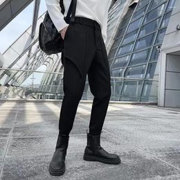 Men's Pants Autumn And Summer Fashion Business Casual For Men Clothing 2024 Slim Fit Formal Wear Solid Colour Male Trousers