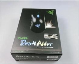 Mice New Razer Death Adder Mouse 3500DPI Competitive Games Optical mouse for Game Computer Mouse With retail packing free epacket