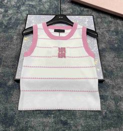 Designer Knit Vest for Women Brand Clothing for Womens Autumn Tops Fashion Letter Logo Girl Knitwear 02 jan