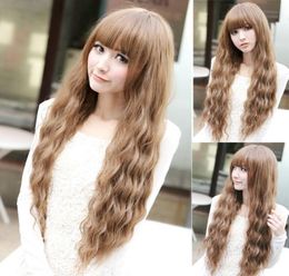 New Sexy Women Lady Cosplay Wavy Curly Long Hair Full Party Costume Wigs7893997