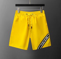 Men's Beach Shorts Mens Summer Swimming Men Boardshorts Fashion Board Short Pants Quick Dry Black Yellow Casual ss