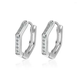 Stud Earrings DIWENFU 925 Sterling Silver FL Diamond Earring Women Aros Mujer Oreja Jewellery Bizuteria Orecchini