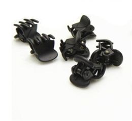 WholeFashion Designer Black Plastic Mini Hair Clips Hairpin Cliper Clamp With Pattern For Women5645989