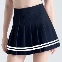 Skirts Short For Women Autumn Korean Style School Uniform Faldas Dark Academia Clothes Pink Tennis Sporty Mini Pleated Skirt