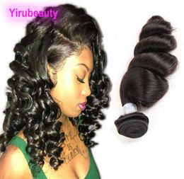 Brazilian 100 Human Hair Extensions One Bundle Loose Wave Virgin Hair 1 Piecelot 10A Dyeable Bundles2677042