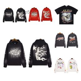 Luxury Fashion Hellstar Hoodies Men Pullover High Quality t Shirt Designer Mens Hoodie Printing Long Sleeve Street Hip-hop Clothing Correct Version ADXD