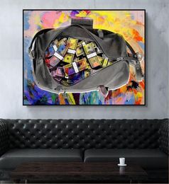 Nordic Abstract Purse Money Posters and Prints Canvas Painting Quadro Wall Art Picture for Living Room Home Decoration Cuadros2093922