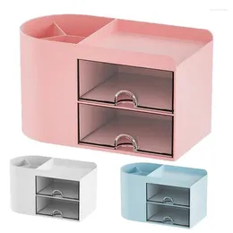 Storage Boxes Desktop Cosmetic Organiser With Multi-grid Partition Versatile Design Makeup Organisers Box For Bedroom Home