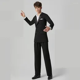 Stage Wear Customized Men Ballroom Suit International Standard Dance Set