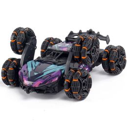 Six Wheels RC Car Toy Spray Twisting Stunt Drift Remote Controlled Toys for Children Adults 231229