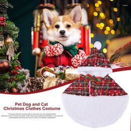 Cat Costumes Pet Christmas Cloak Winter Warm Dog Kitten Puppy Clothes Costume Apparels For Party Theme Supplies