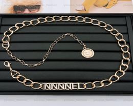 Women Gold Chains Belts Letter Designers Chain Belt C Silver Link Luxury Waist Metal Alloy Mens Accessories P Waistband Girdle Sui1251124