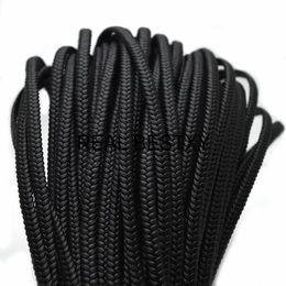Bracelets 5m/lot Approx 5*2mm Flat Braided Leather Cord Rope String Beading Cords for Necklace Bracelet Diy Jewelry Findings Strands Cord