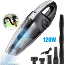 Wireless Car Vacuum Cleaner Handheld Home and Dual Purpose Wired Cigarette Lighter Power Cord 231229