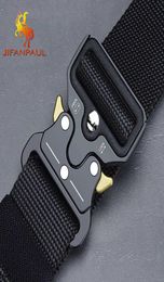 Men039s Belt Army Outdoor Hunting Tactical Multi Function Combat Survival High Quality Marine Corps Canvas For Nylon Male Luxur7911915