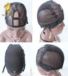 U part Wig caps for making wigs only stretch lace weaving cap adjustable straps back high quality guarantee fast 9586267