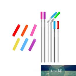 All-match Silicone Tips Cover For Stainless Steel Drinking Straw Silicone Straws Tips Fit For 6mm Wide Straws Silicone Tubes Straw Cover