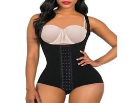 Women039s Shapers Latex Waist Trainer Body Shaper Bodysuit Shapewear Women Fajas Colombianas BuLifter Belly Sheath Slimming Tum5861261