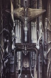 Art Poster Hr Giger Li II Fabric poster 40quot x 24quotDecor069612891