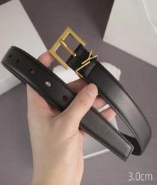 Belt for Women Genuine Leather 3cm Width High Quality Men Designer Belts S Buckle cnosme Womens Waistband Cintura Ceintures with b6713131