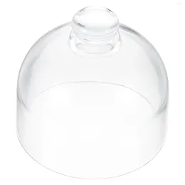 Dinnerware Sets Cake Glass Cover Cloche Bell Jar Butter Dish With Lid Transparent Decorate