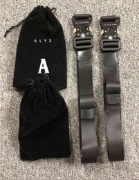 Belts Alyx roller coaster seat belt 1017 alyx 9SM Unisex metal buckle hip hop7029859