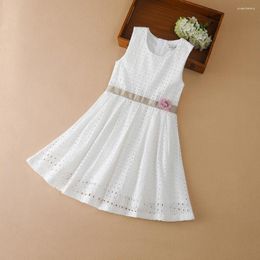 Girl Dresses Baby Girls 2024 Summer Sleeveless Cotton Clothing Children's Princess Kids Casual Clothes