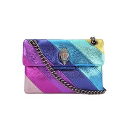 premium fashion Women famous Kurt Geiger handbag rainbow bag Luxury london Genuine leather Men makeup Shoulder clutch designer tote Metal chain crossbody Bags