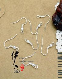 200pcs lot Sterling 925 Silver Earring Findings Fishwire Hooks Jewelry DIY 15mm fish Hook Fit Earrings274k4845256