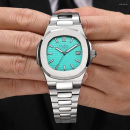 Wristwatches Cdisisen NH35A Men Watch Top Mechanical Watches Male 100M Waterproof Japan Automatic Sapphire Wrist Clock