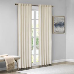 Curtain 510 Design Bryce Room Darkening Poly Velvet Rod Pocket/Back Tab Window Panel Pair