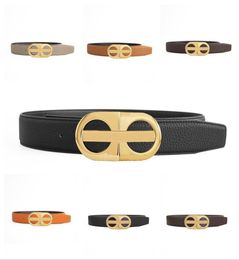 Belts mens luxury Desinger belt fashion classic black brown sliver multicolor top smooth buckle for men and women with box 38cm1843201