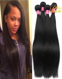 Grade 7A Whole Peruvian Virgin Hair Extension 100 Human Hair Weft Straight Natural Colour Can be Dyed And Bleached47169493460216